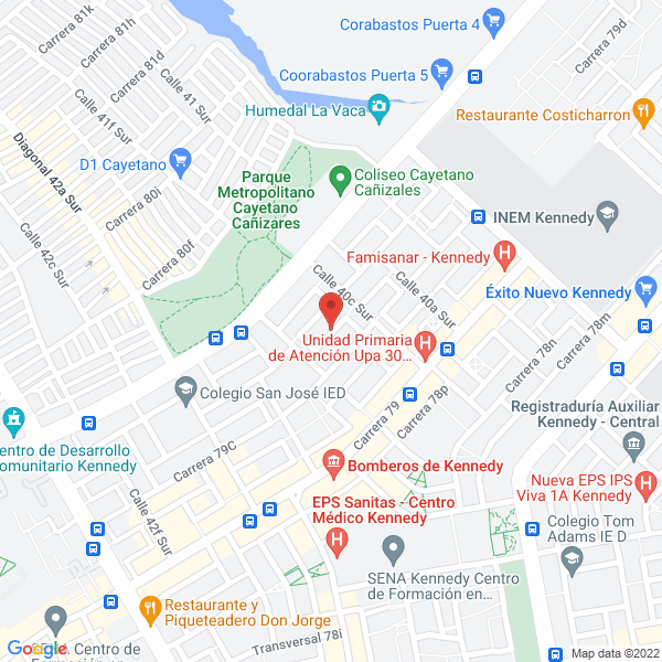 Mapa de Ropa Y Accesorios Nevis