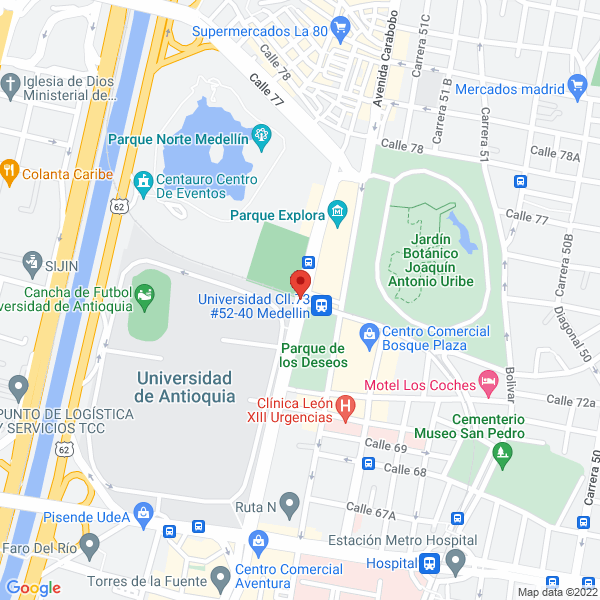 Mapa de Yireht Pizzas