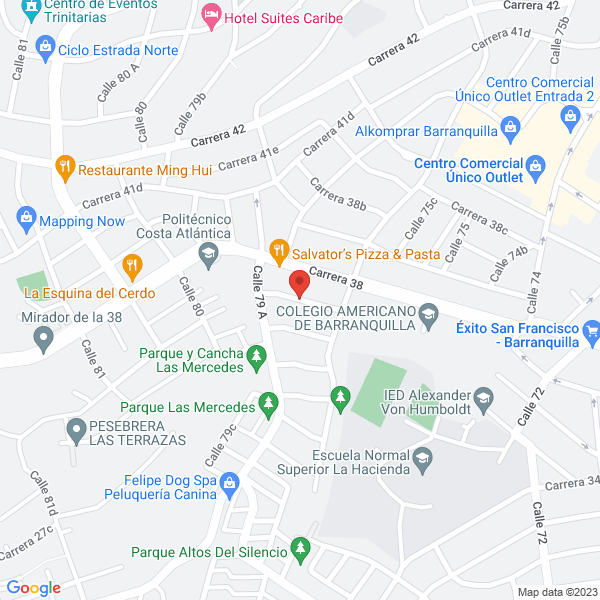Map of Proyecto Amor Y Desarrollo S.A.S - Quiero Clientes