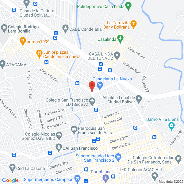 Mapa de Carvajal Parra Andrea Milena