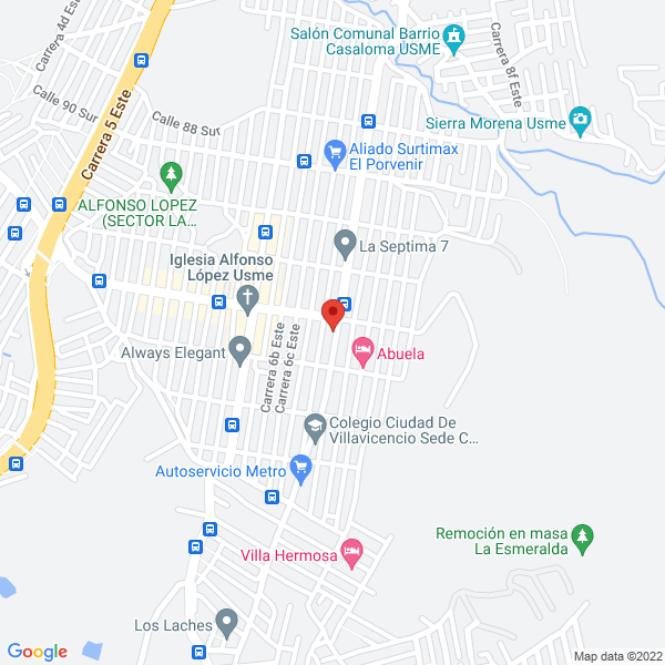Mapa de Merca Fruver El Econòmico