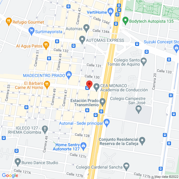Mapa de Vanity Alisados