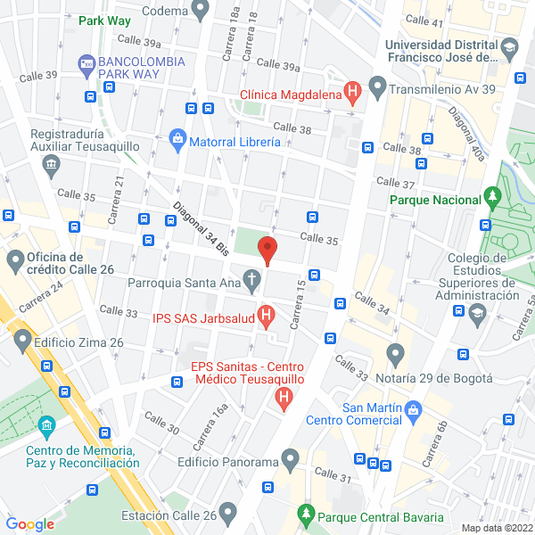 Mapa de Bedlifecolombia - Quiero Clientes