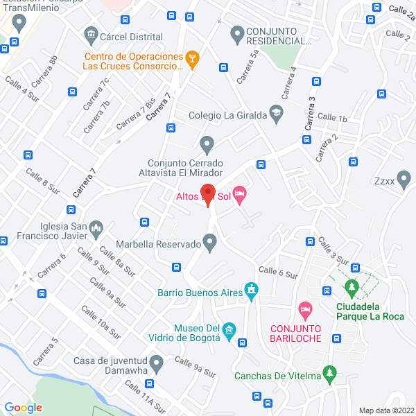 Mapa de Cj Escenografías - Quiero Clientes