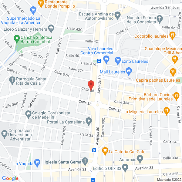 Mapa de Vaping Zone Colombia
