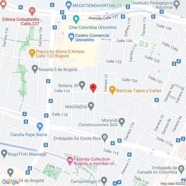 Map of La Casa En El Arbol