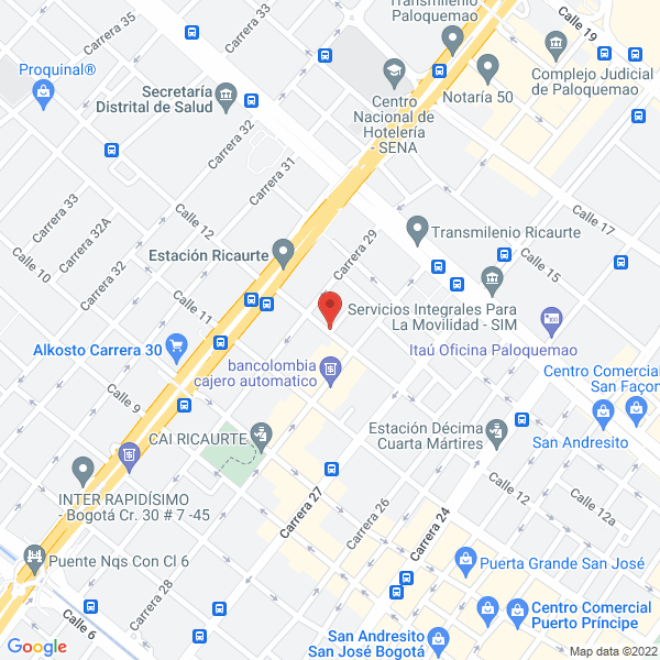 Mapa de H2O Prisstina - Quiero Clientes