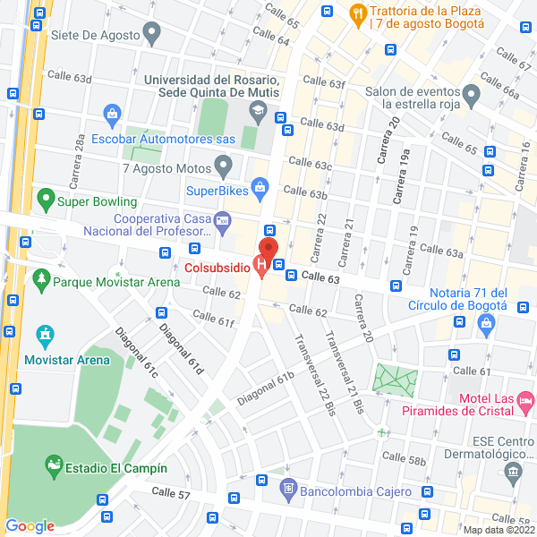 Mapa de Fusión Eventos Y Espectáculos