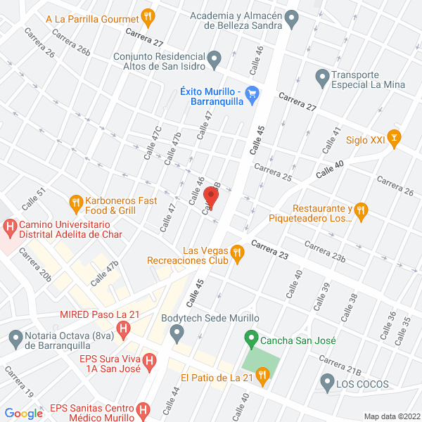 Map of Alquiler Las Reinas