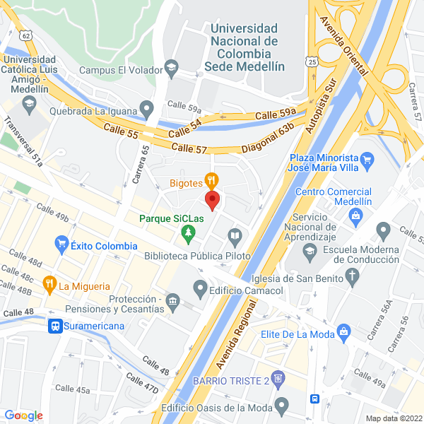 Mapa de Restaurante Aula