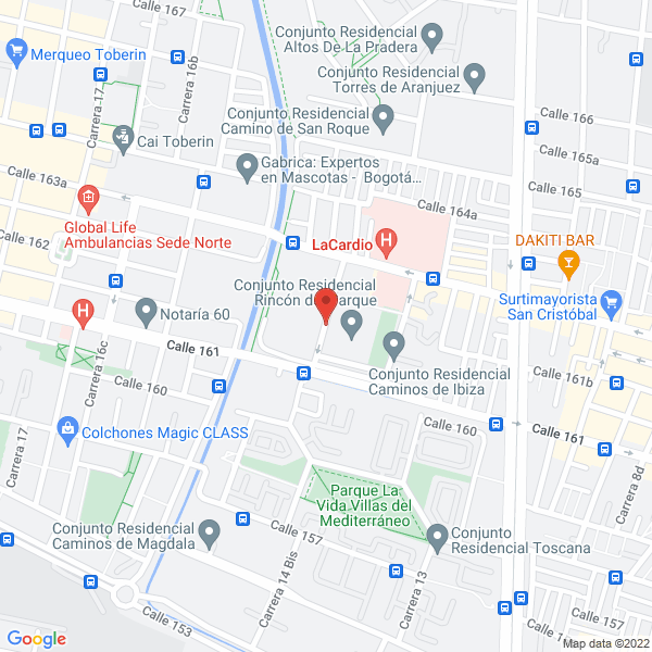 Mapa de Coffruit