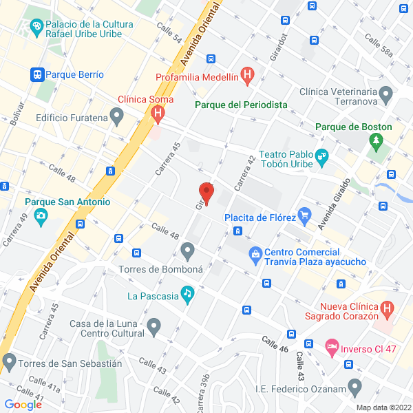 Mapa de Davinci Brow International