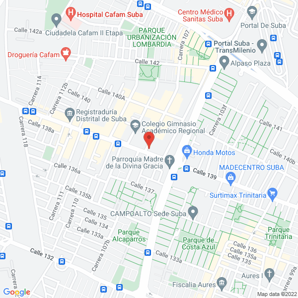 Mapa de Supermercado Servicereales 139