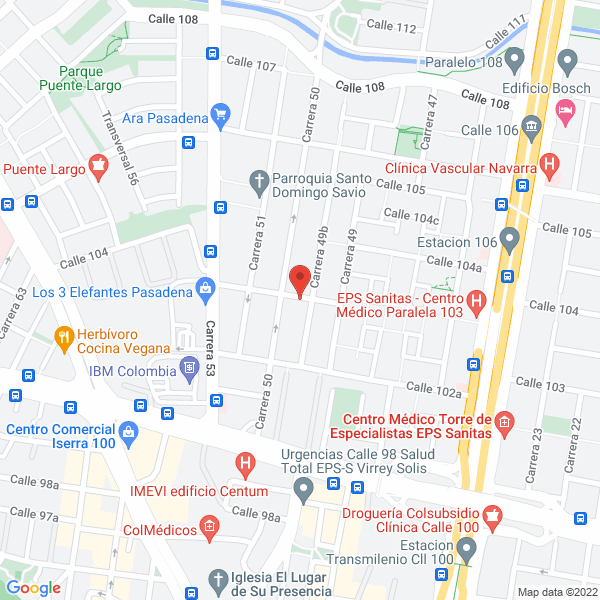 Mapa de Rgc Asesores Y Consultores En Salud S.A.
