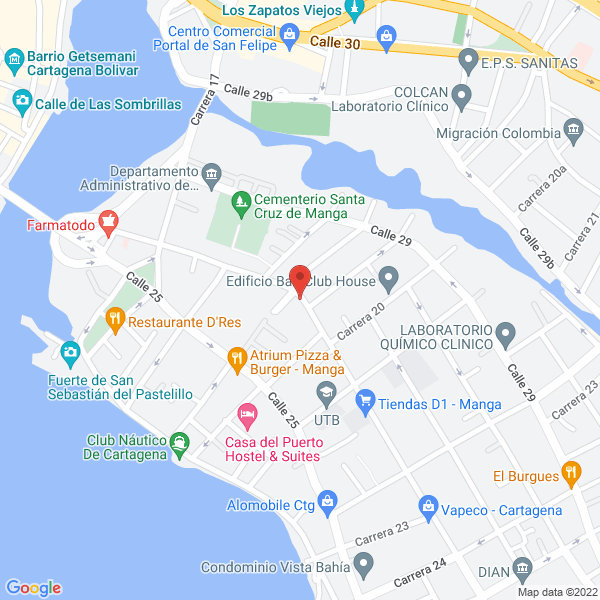 Map of Droguería La Selecta-Manga