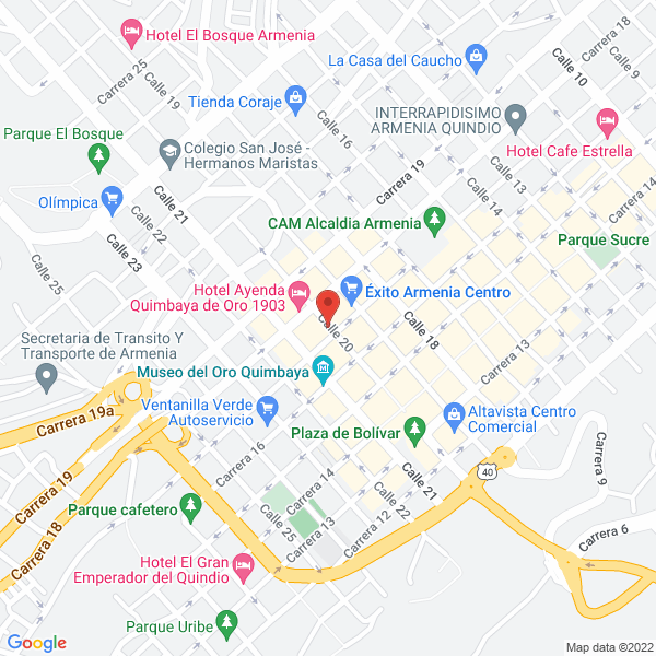 Map of 1000 Fiestas.Com