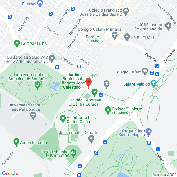 Mapa de Bolera El Salitre Ltda