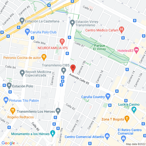 Mapa de Campuzanos Londoño Y Asociados
