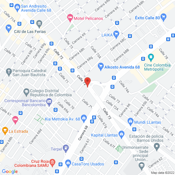Mapa de Cap Jeans