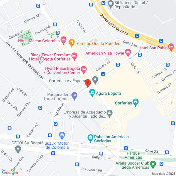 Mapa de Capris Pizza