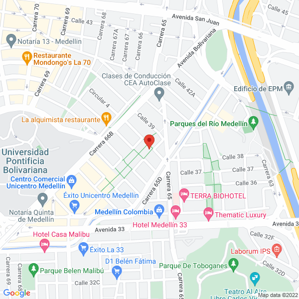 Mapa de Casa Al Cubo