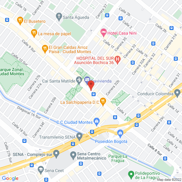 Mapa de Casa Comercial La Orquídea