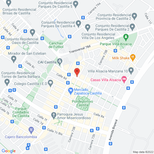 Mapa de Casa Comercial San Gabriel