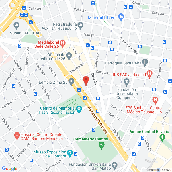 Mapa de Castro Castro Compusys Ltda.