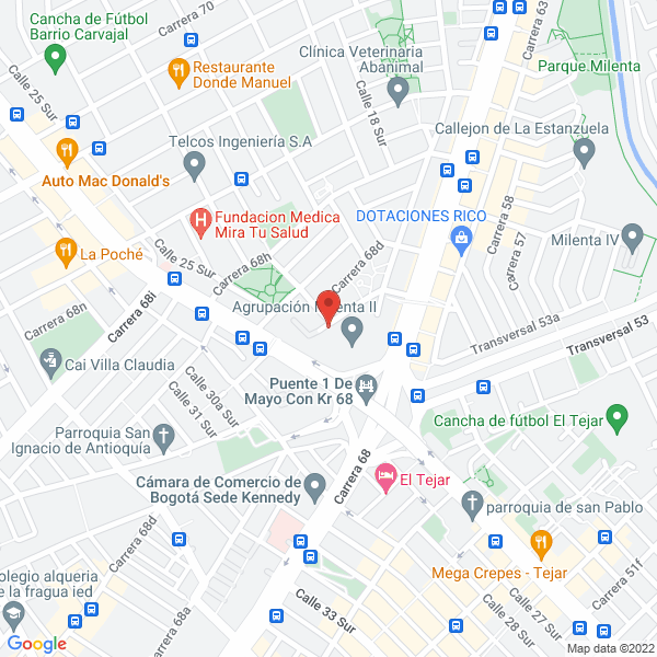 Mapa de Cav Arquitectos