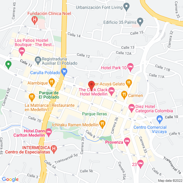 Mapa de Cbw Diseño Y Publicidad