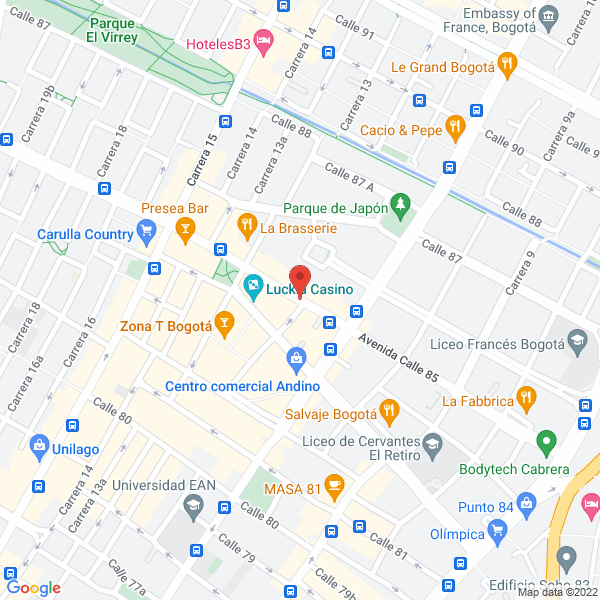 Mapa de Asociación Vecinal Del Retiro