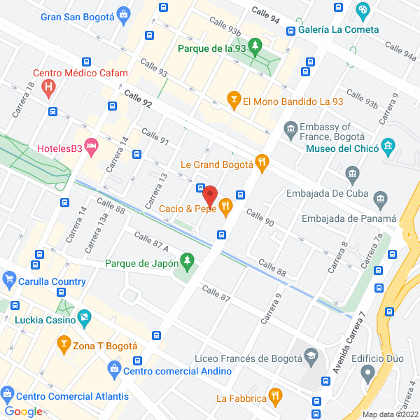 Mapa de Asoviajes