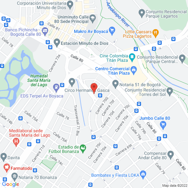 Mapa de Asteco Ltda.