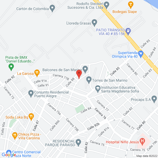 Map of C.I.Vitalpolita Ltda.
