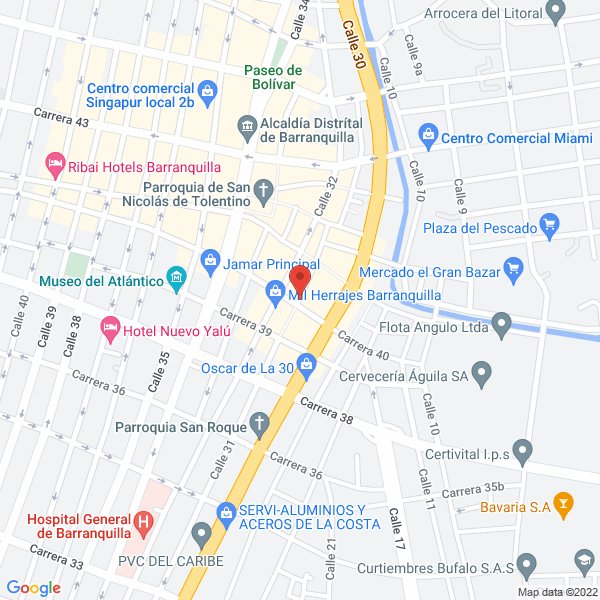 Map of Cacharreria Y Jugueteria Bracho
