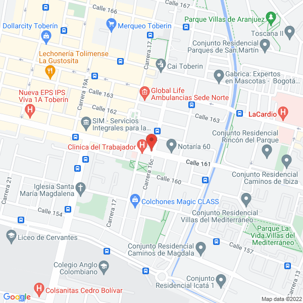 Mapa de Auto Lavado Car Wash 161