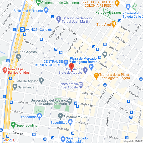 Mapa de Auto Partes Gama