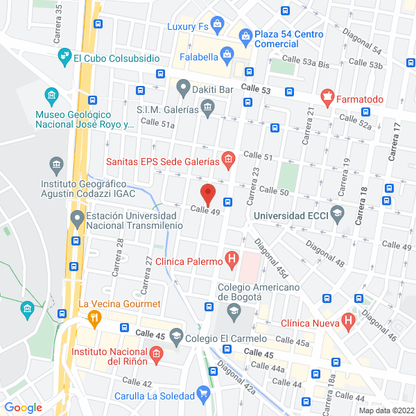 Mapa de Autogruas