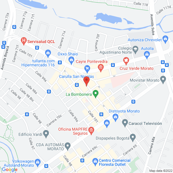 Mapa de Centro De Belleza D' La Cruz