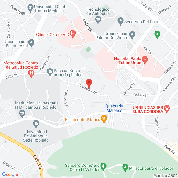 Mapa de Centro De Belleza Integral Jacke