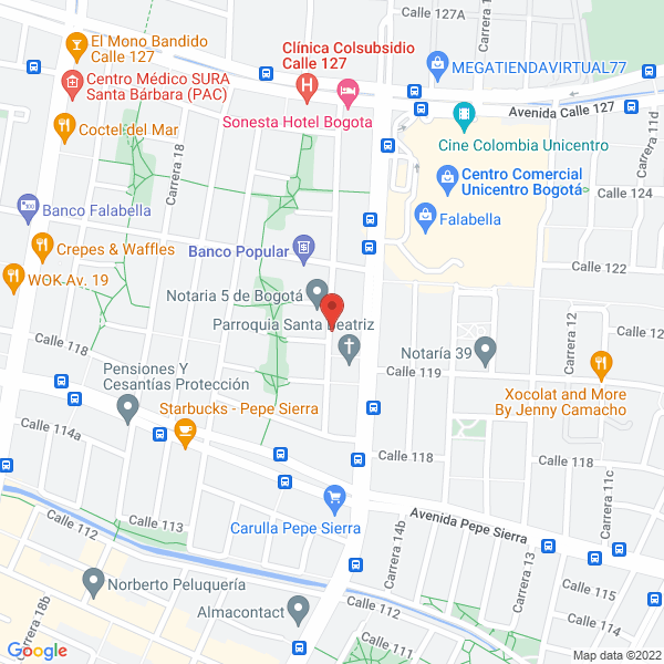 Mapa de Best Events S.A.S.