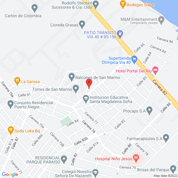 Map of Beta Construcciones S.A.S.