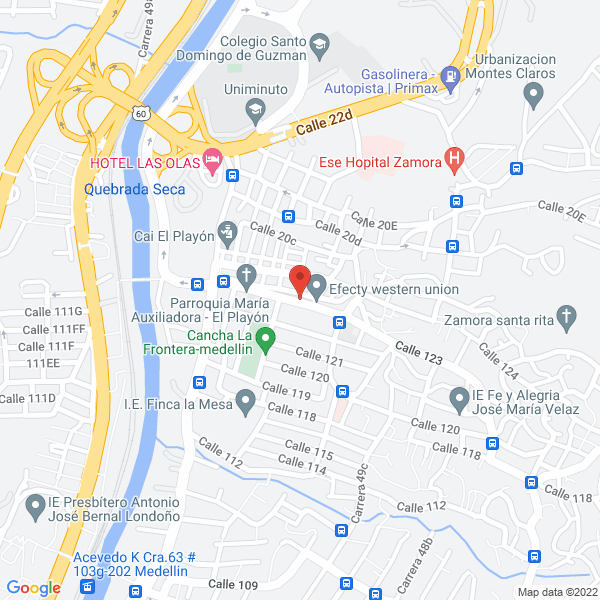 Mapa de Billares Duque