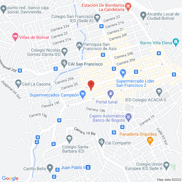 Mapa de Billares El Acuario