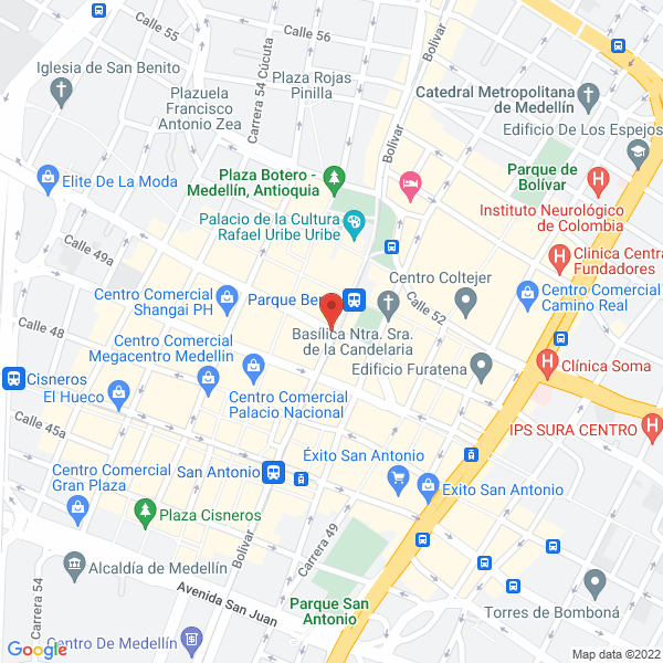 Mapa de Bodies Store S.A.S.