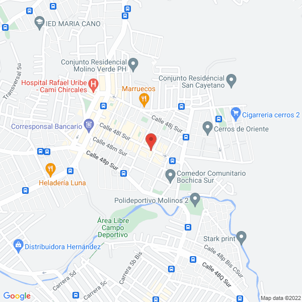 Mapa de Bogexplore S.A.S.