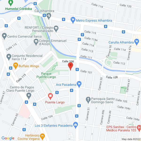 Mapa de Bombas Motores Y Servicios Ltda.