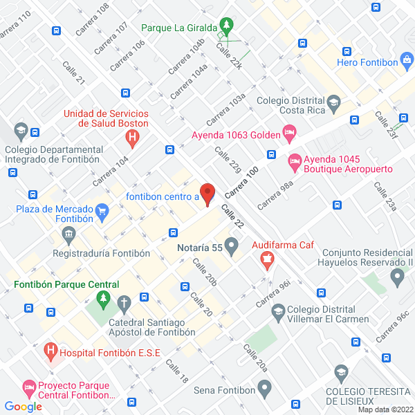 Mapa de Bonilla Corrales Sandra
