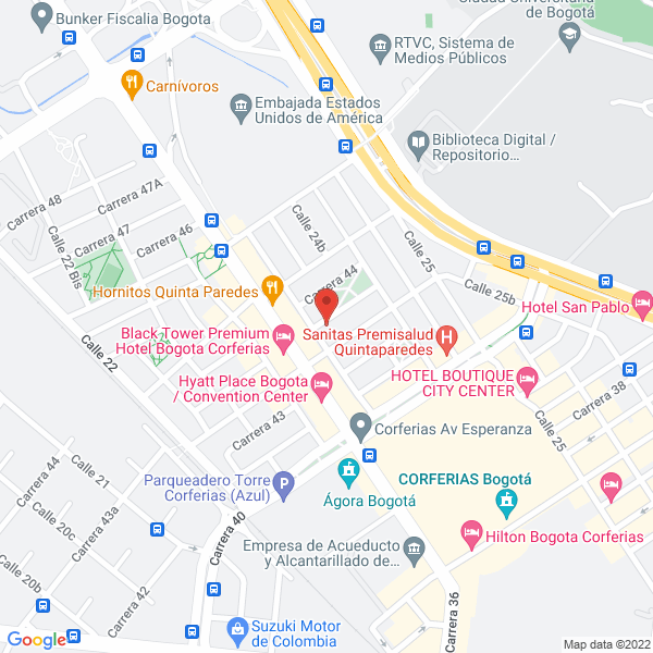 Mapa de Bordados Althea S.A.S