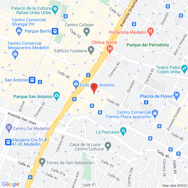 Mapa de Bordados M & D